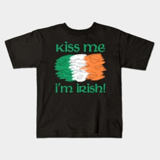 Kiss me I'm Irish Kids T-Shirt